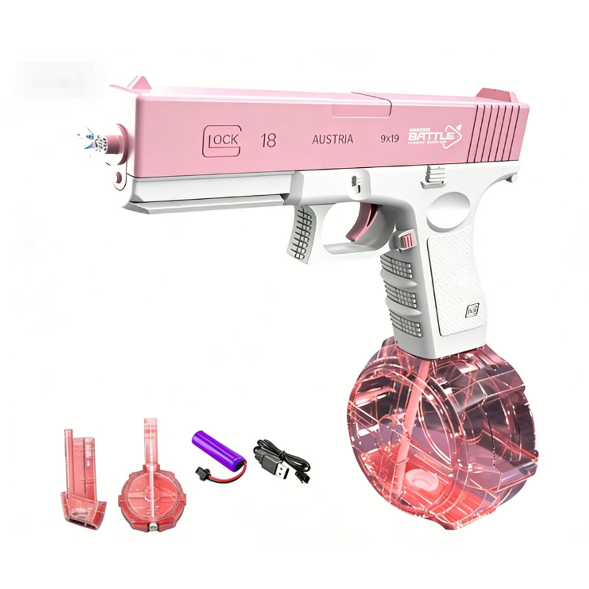 Fully Automatic Water Blaster   PinkStyle 2