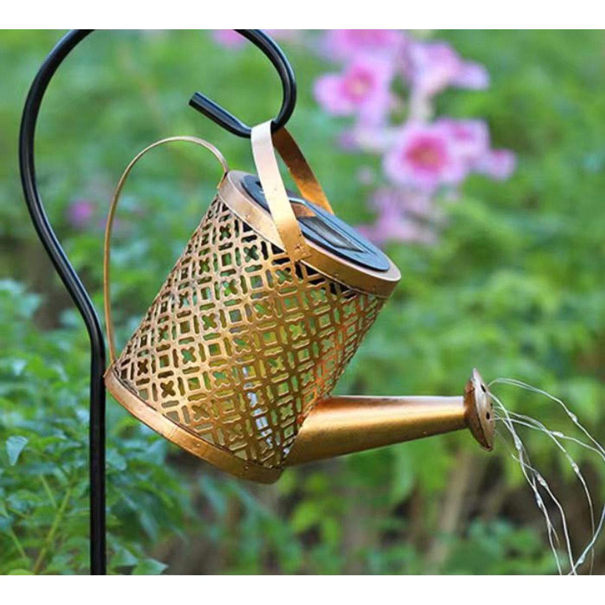 Solar-Powered Waterfall Fairy Light - Color Light-Style 2