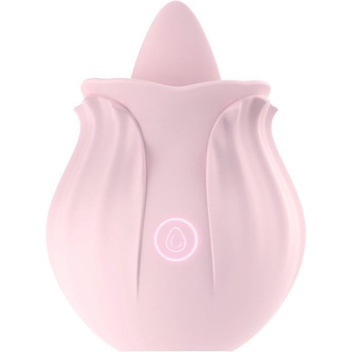 Rose-Shaped Clitoral Vibrator  - Pink