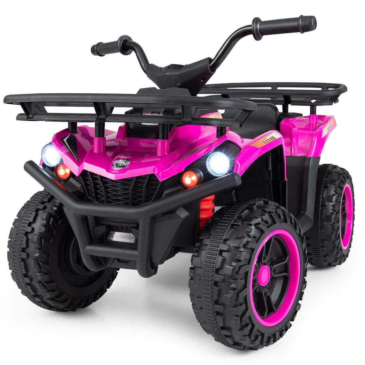 Photos - Kids Electric Ride-on Costway Kids' Electric Ride-on ATV - Pink HCST12014 