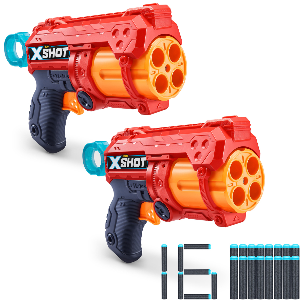 Zuru X-Shot Fury 4 Foam Dart Blaster - 2-Pack
