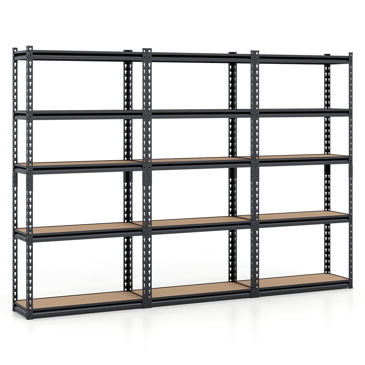 5-Tier Garage Shelving Unit (1- to 4-Pack) - 60&rdquo; H-3