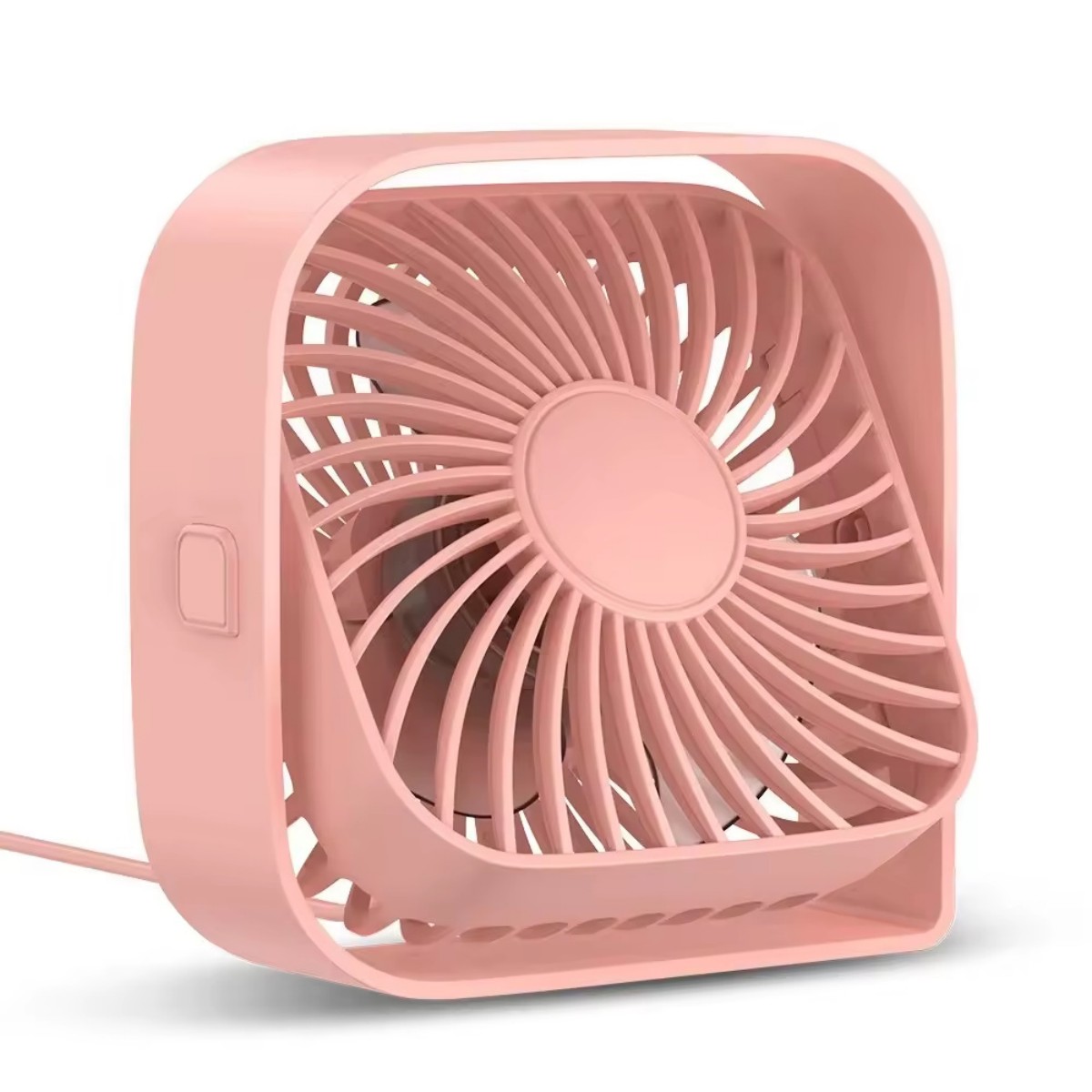 3 Speed USB Desk Fan - Pink