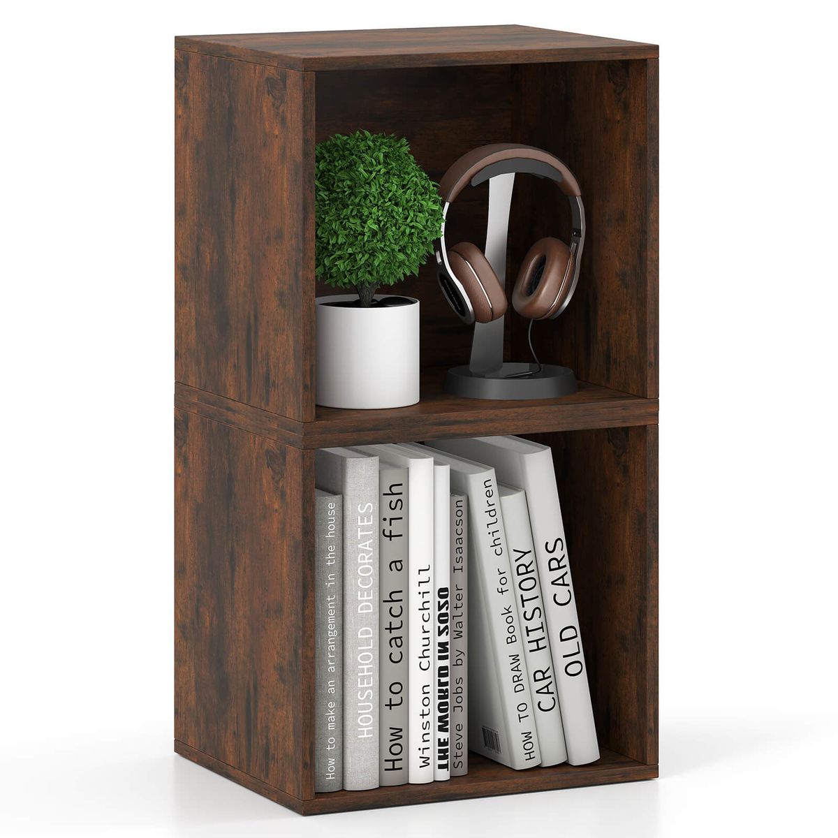 Cube Storage Organizer - Storage Brown-2