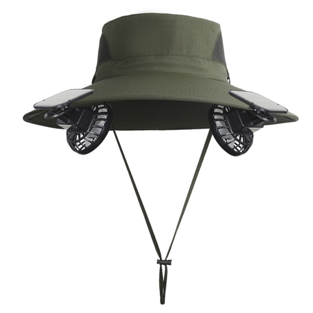 Dual-Fan Sun Hat - Green-image-SKU21439036