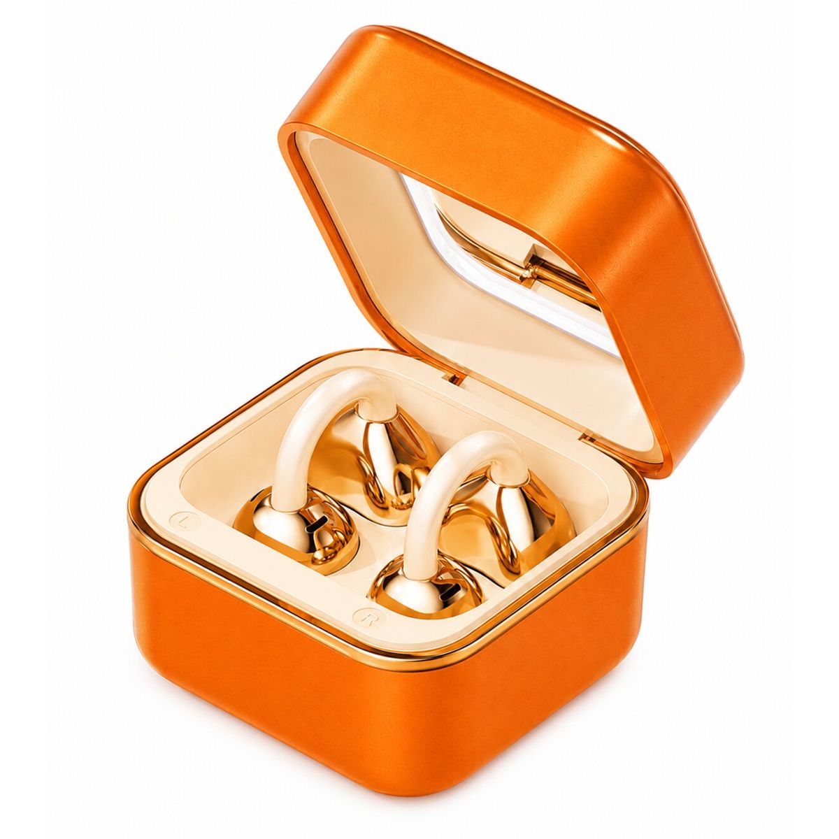 Ethos Clip Sound Earbud Earrings - Clip Sound Earbud Earrings - Orange-image-SKU21577429