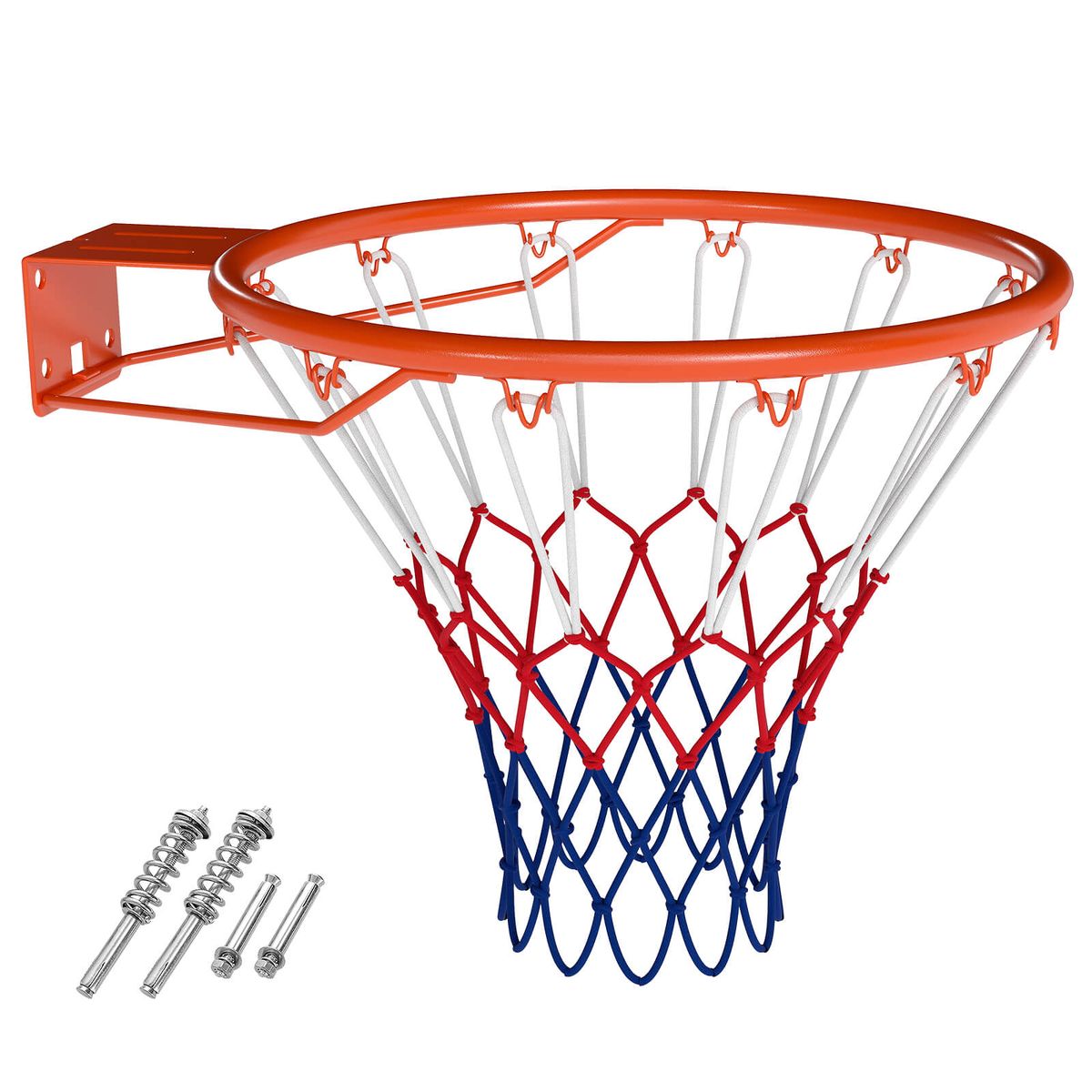 18" Basketball Rim with Double Springs - Orange