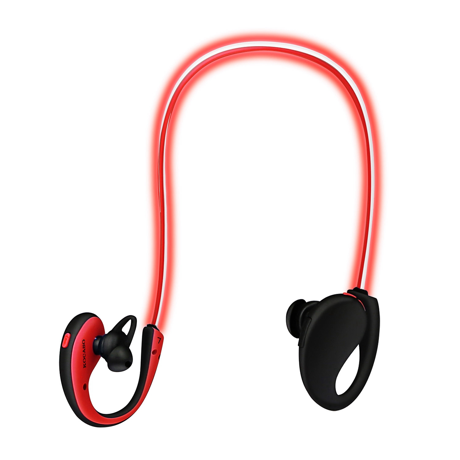 Sport Neckband Wireless Earphones - Red-image-SKU22022923