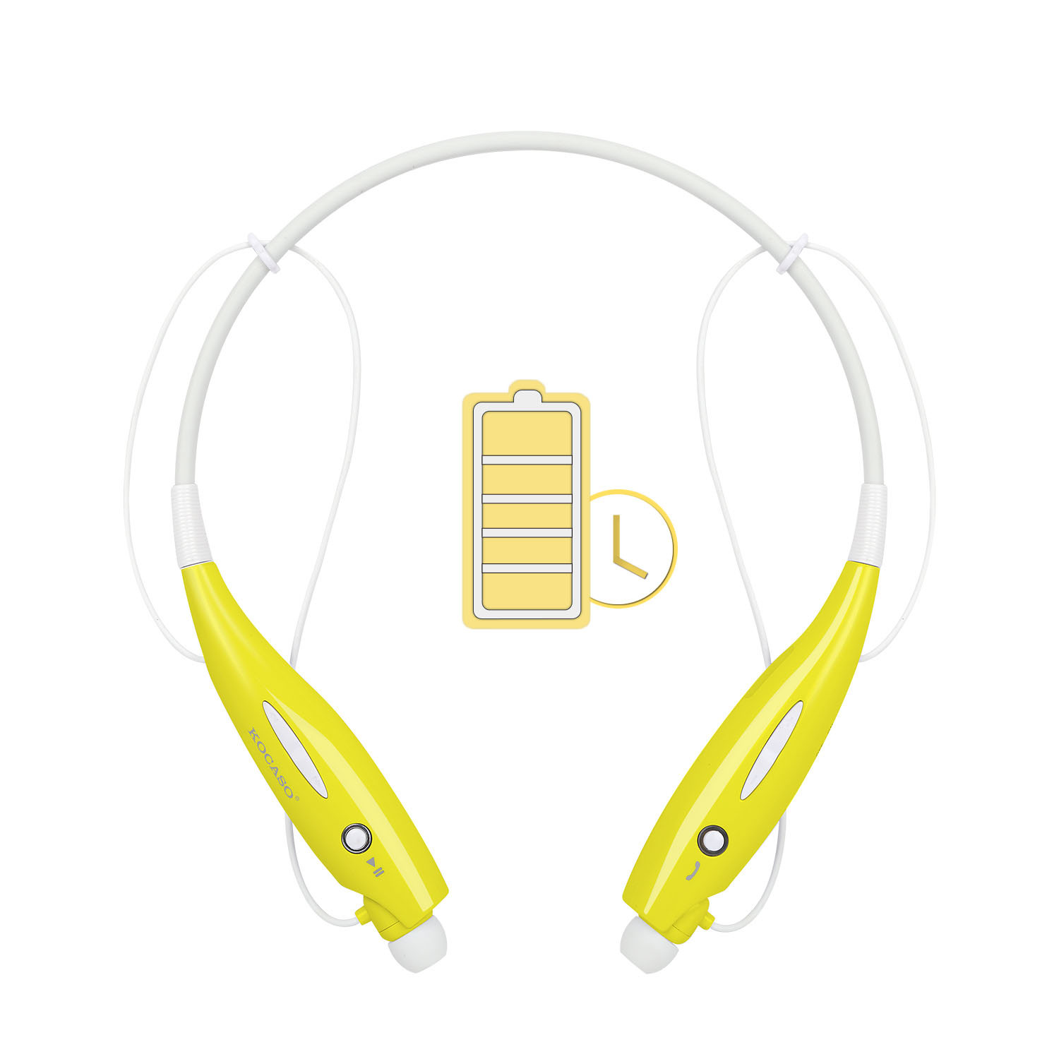 Wireless Sport Stereo Headset  Yellow