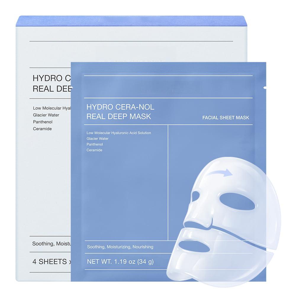 Bio Collagen Hydrogel Facial Mask (4-Pack) - Blue