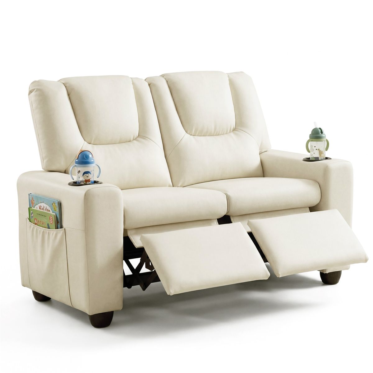 2Seater Kids Recliner Chair    Beige