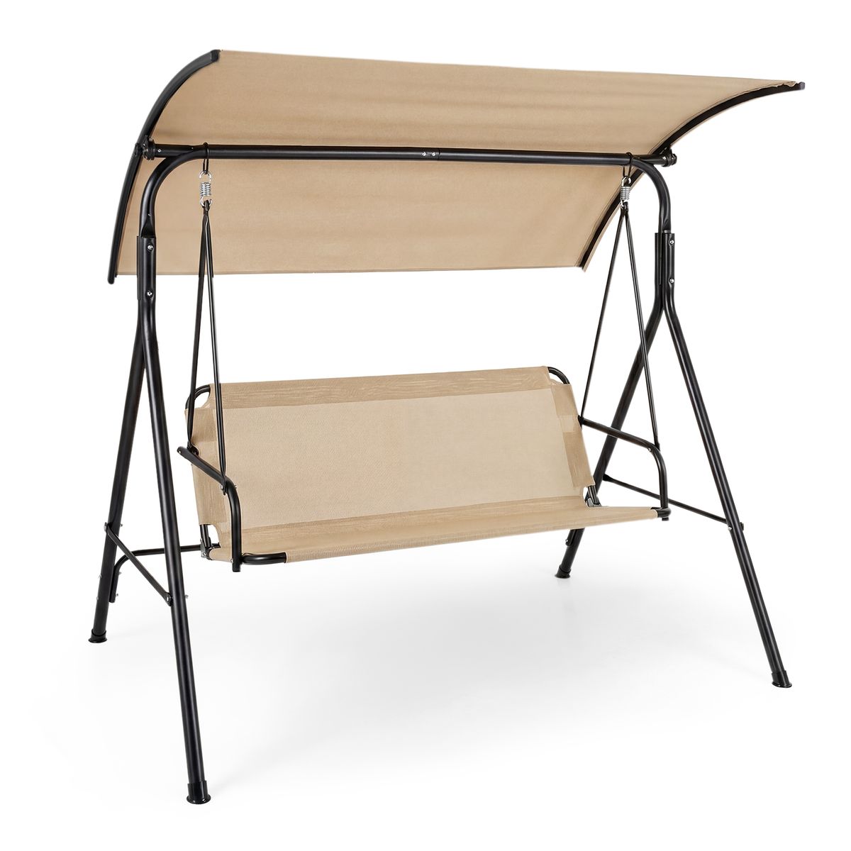 3-Seat Patio Swing  - Swing-Beige