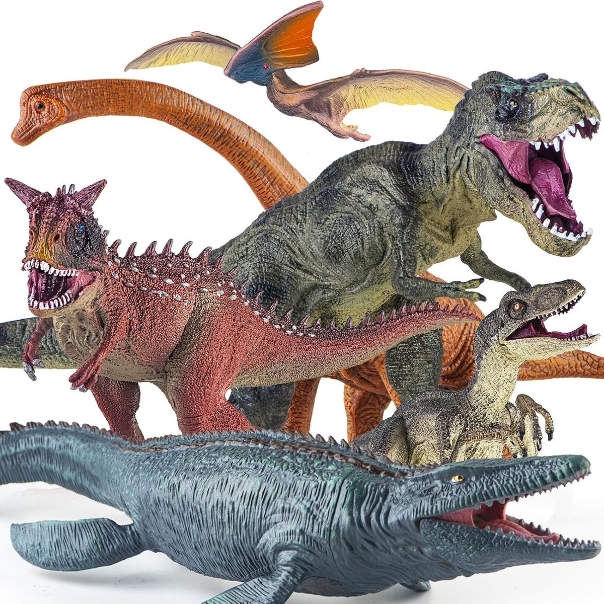 Large Toy Dinosaur Set - 5PK