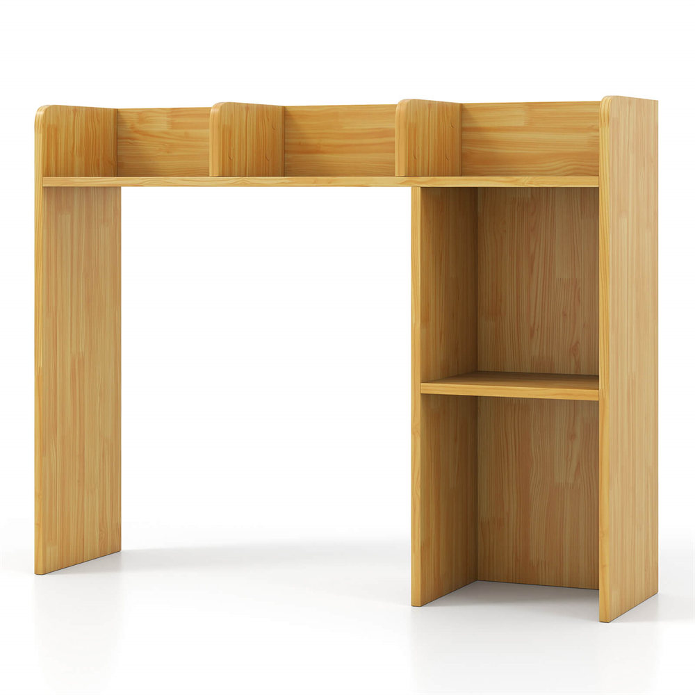 Desktop Bookshelf Storage Organizer  - Beige