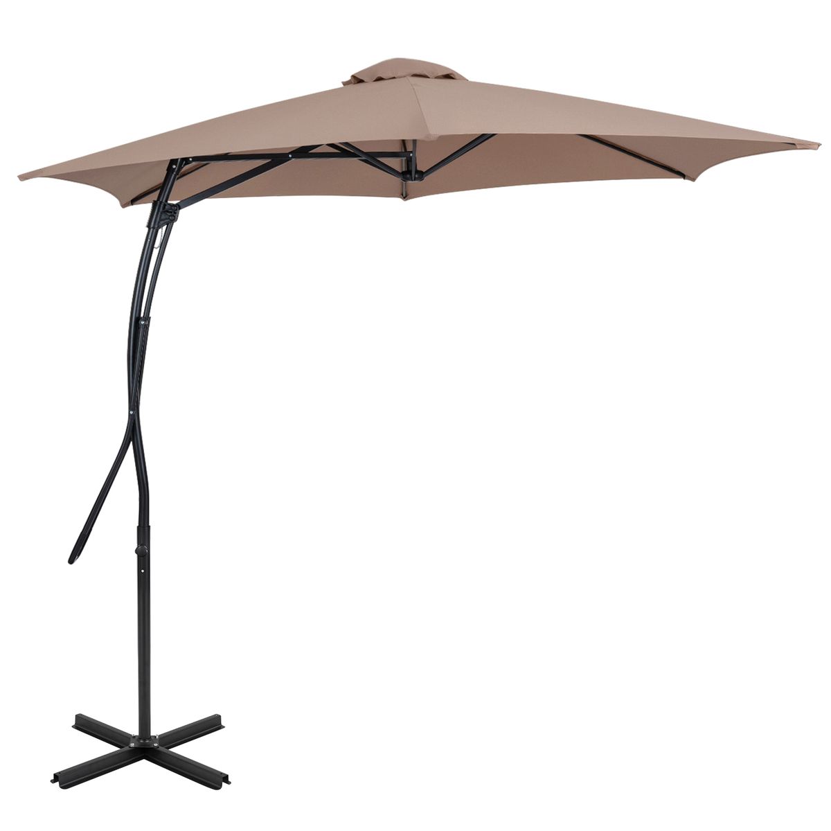 Outdoor Cantilever Umbrella  -  Coffee