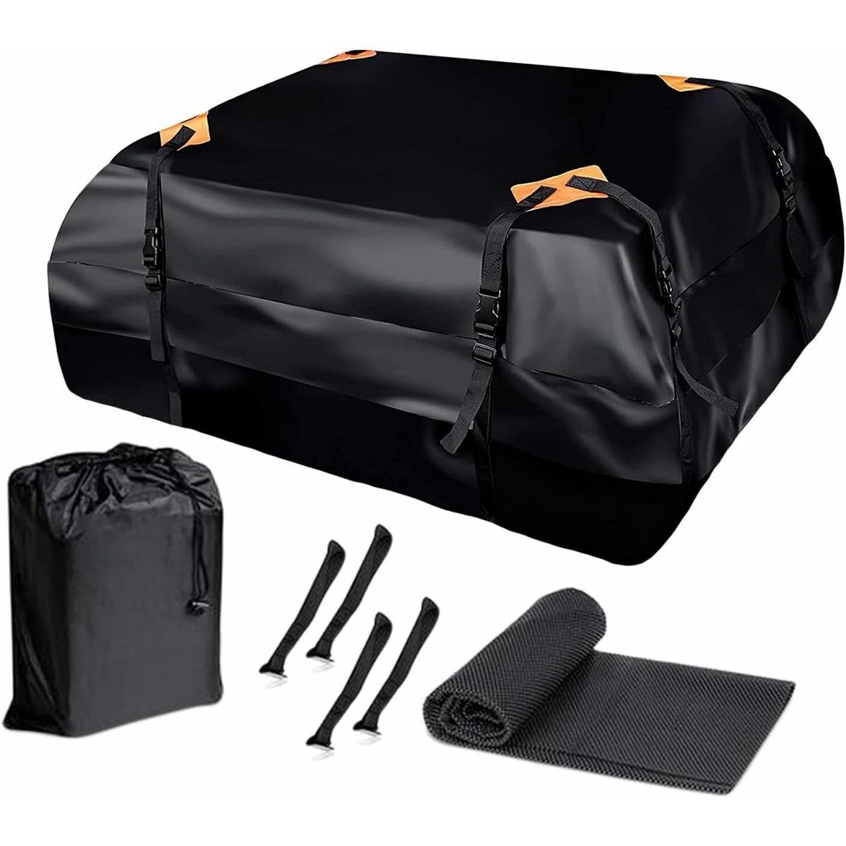 Foldable Rooftop Waterproof Cargo Bag - 15 Cubic Feet- New Version
