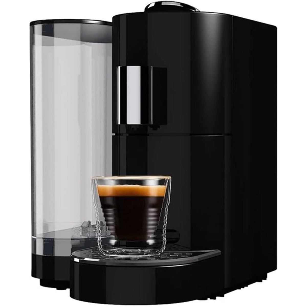 KFee Twins II Single Serve Coffee Espresso Maker   Black Chrome