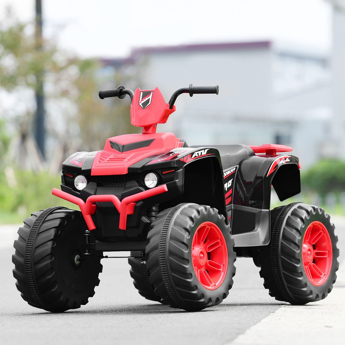 12V Kids 4-Wheeler ATV Quad Ride On Car with LED Lights - Ride On Car RE