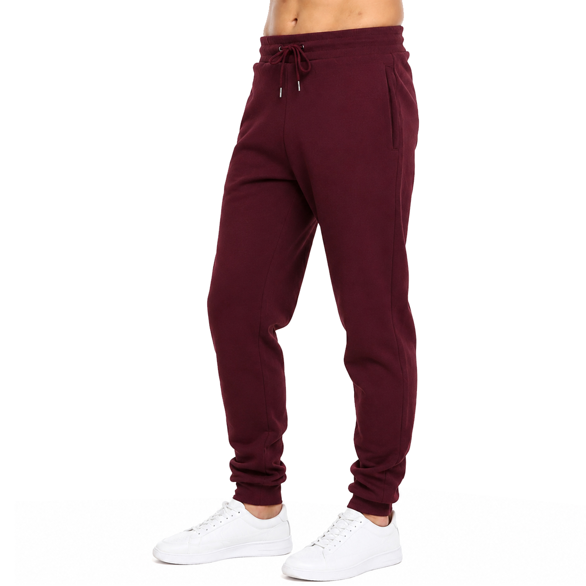 Men's Heavyweight Fleece Jogger Sweatpants - JMFP-011-BG-M