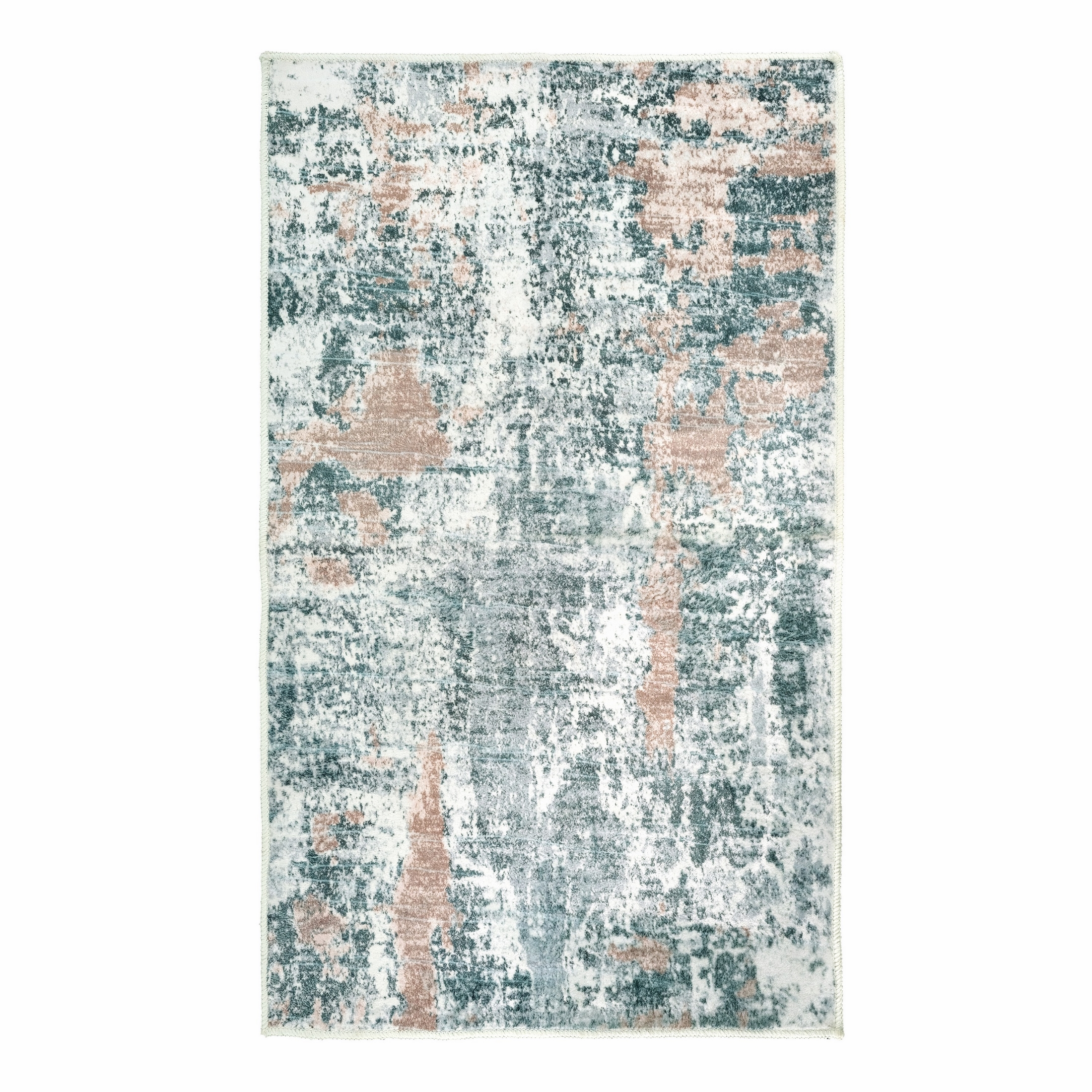 Kathy Ireland Soft Brushed Flannel Washable Rug - 20x32 / Annabelle Grey