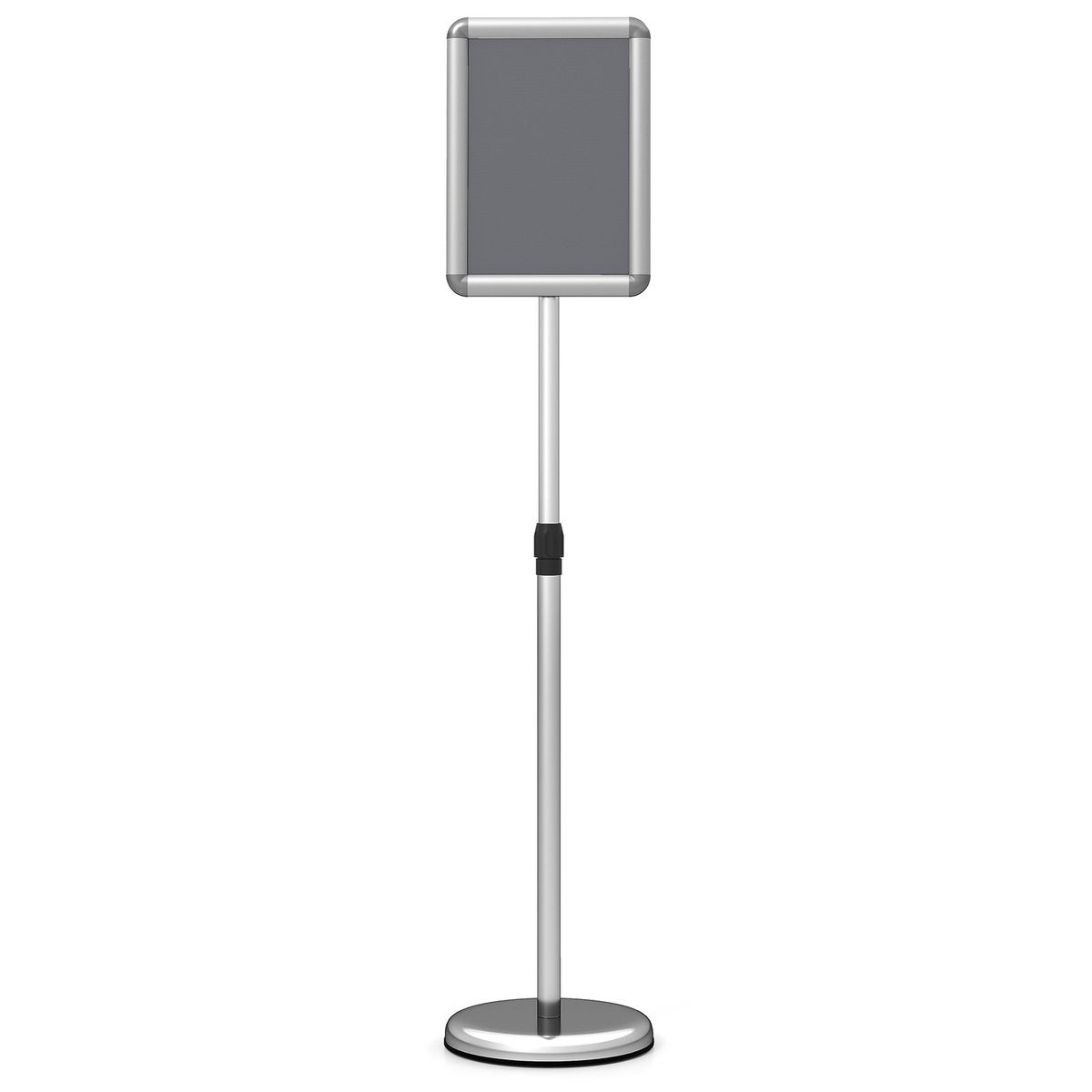 Sign Holder Stand (1- or 2-Pack) - 8.5 x 11 Inch-Silver-1