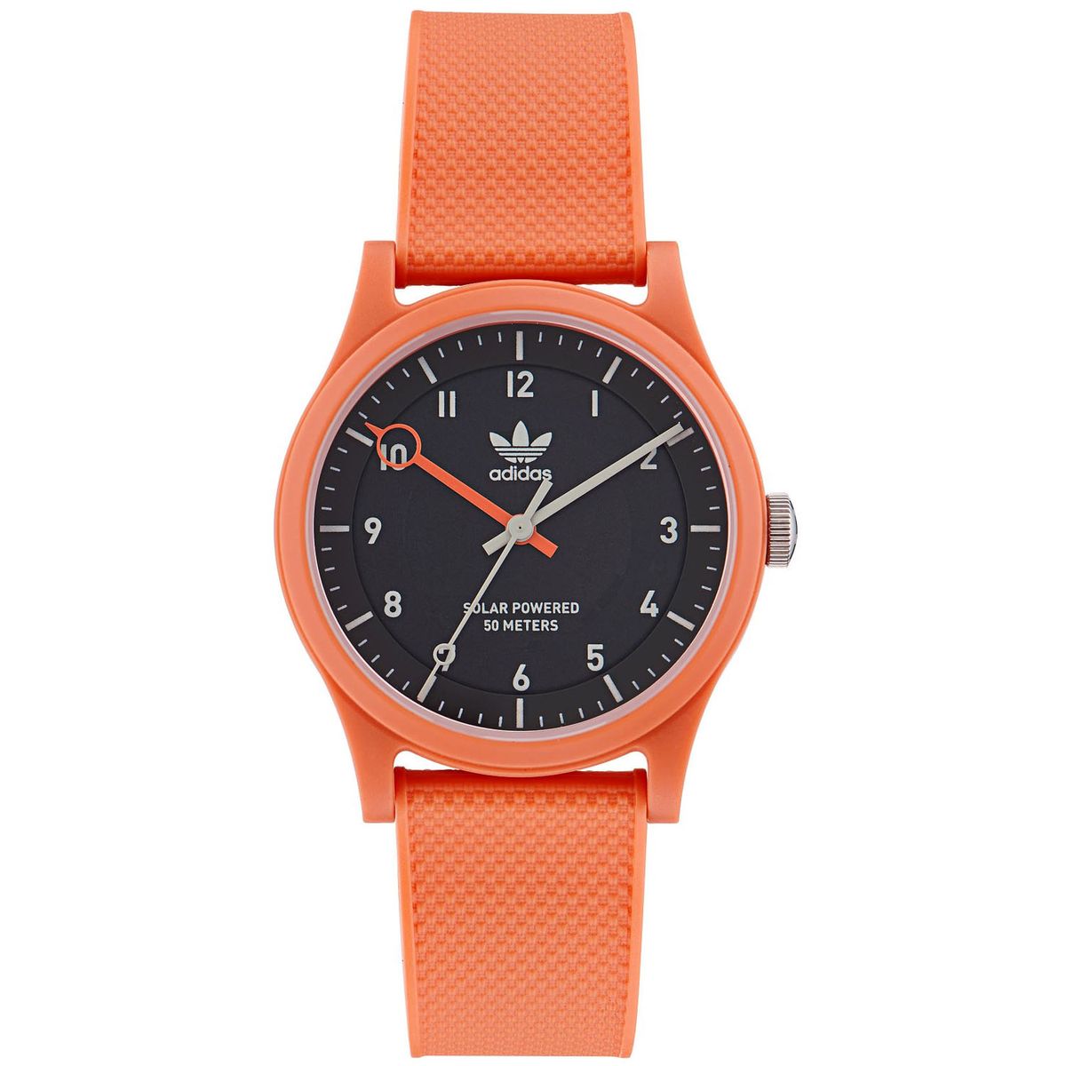 Adidas Men's Originals Street Project One Watch  - AOST22560- Black Dial (Orange)