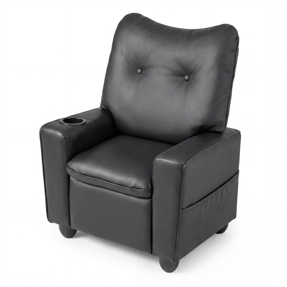 Kids' Recliner Chair  - Black