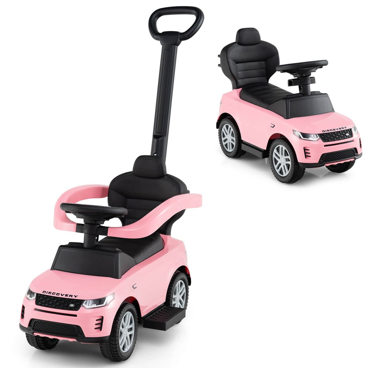 Kids' Ride-on Push Car with Horn & Under-Seat Storage - Push Car-PI