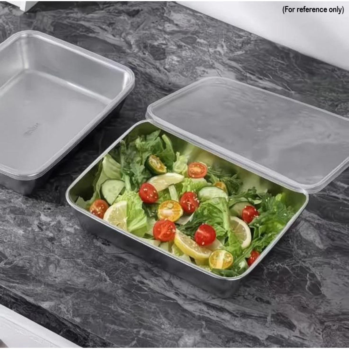 Leak Proof Plastic Lid Airtight Meat Storage Container - Black-1pack
