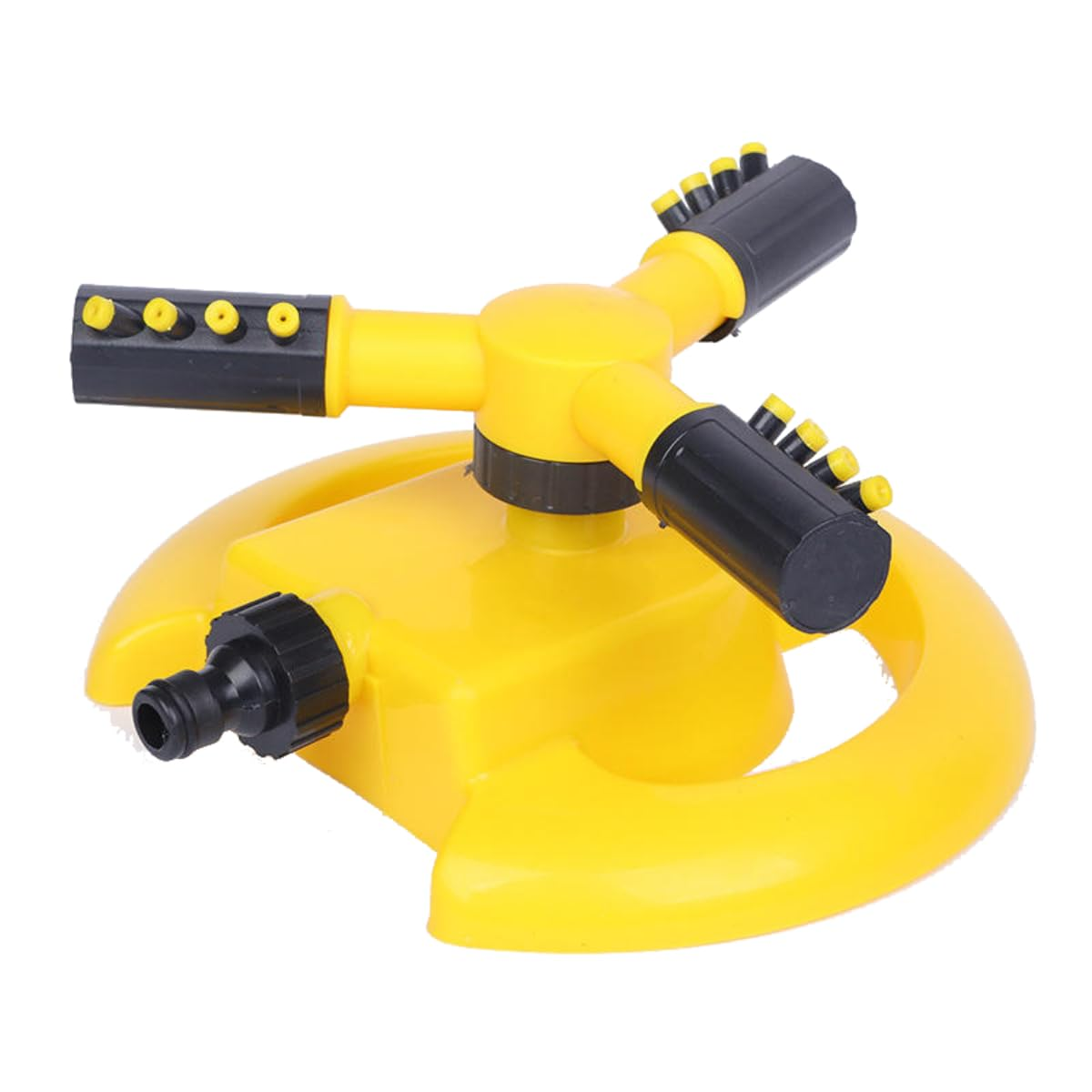 Automatic Rotating Lawn Sprinkler - Yellow-Basic