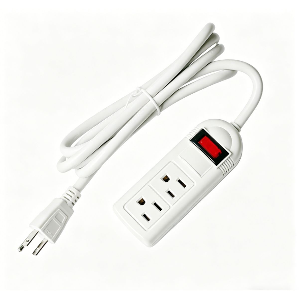 US Standard Power Strip - 2-Outlet Power
