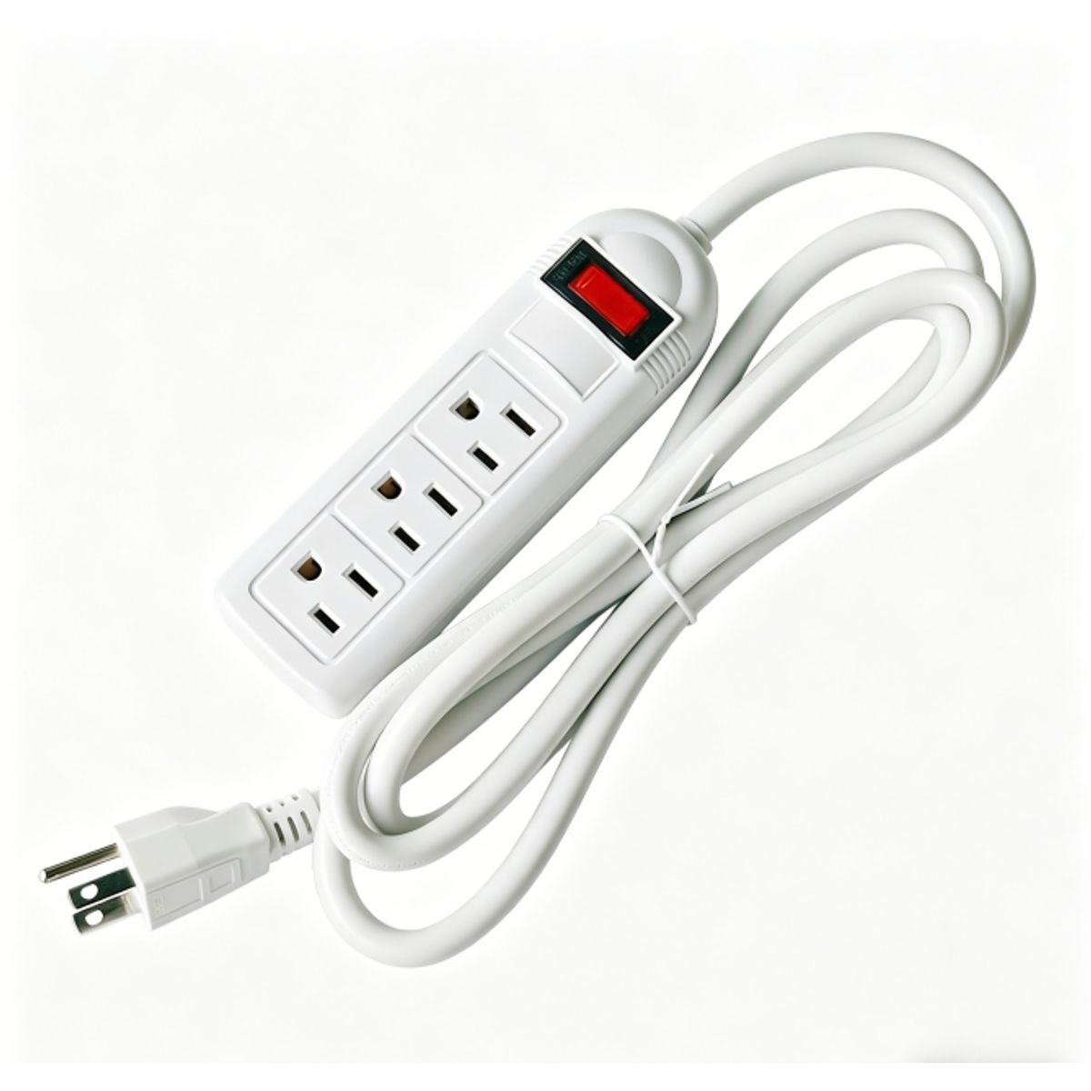 US Standard Power Strip - 3-Outlet Power