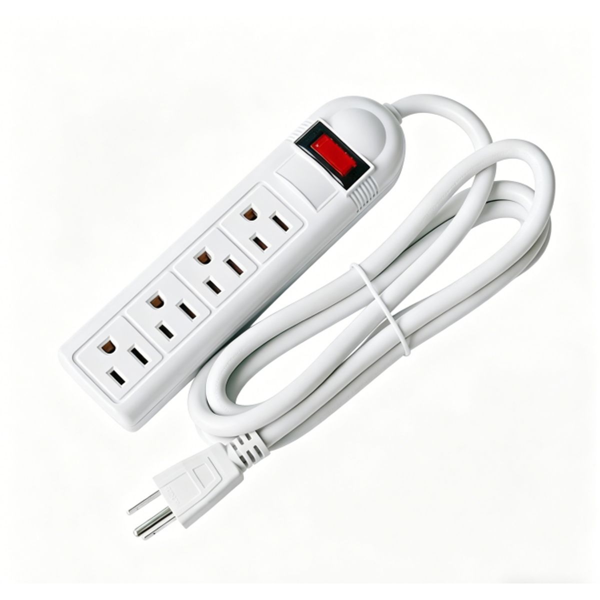 US Standard Power Strip - 4-Outlet Power