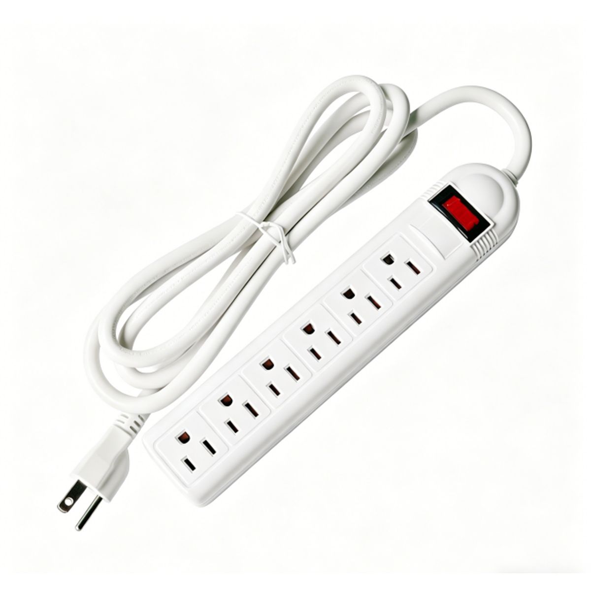US Standard Power Strip - 6-Outlet Power
