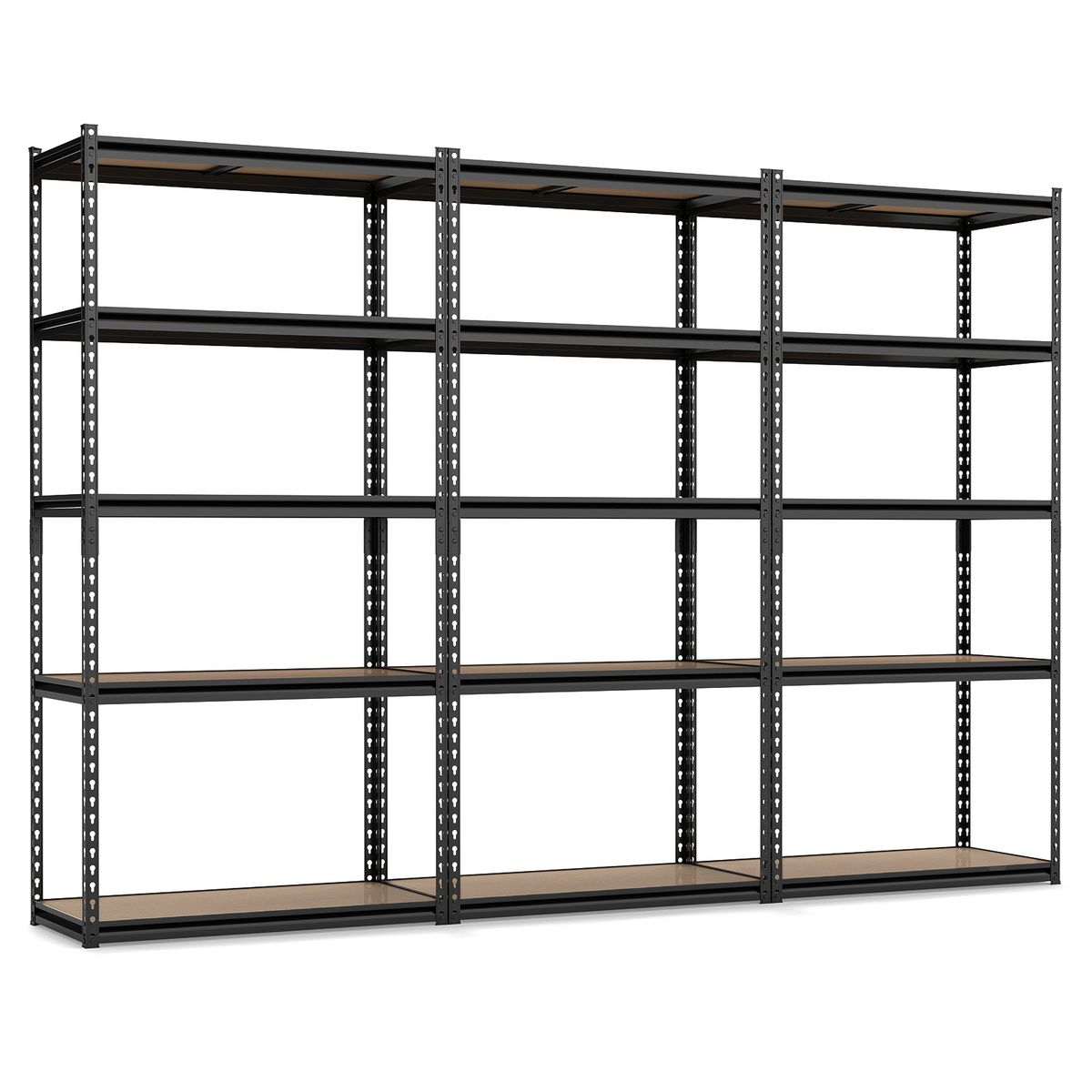 5-Tier Garage Shelving Unit (1- to 4-Pack) - Shelves-3