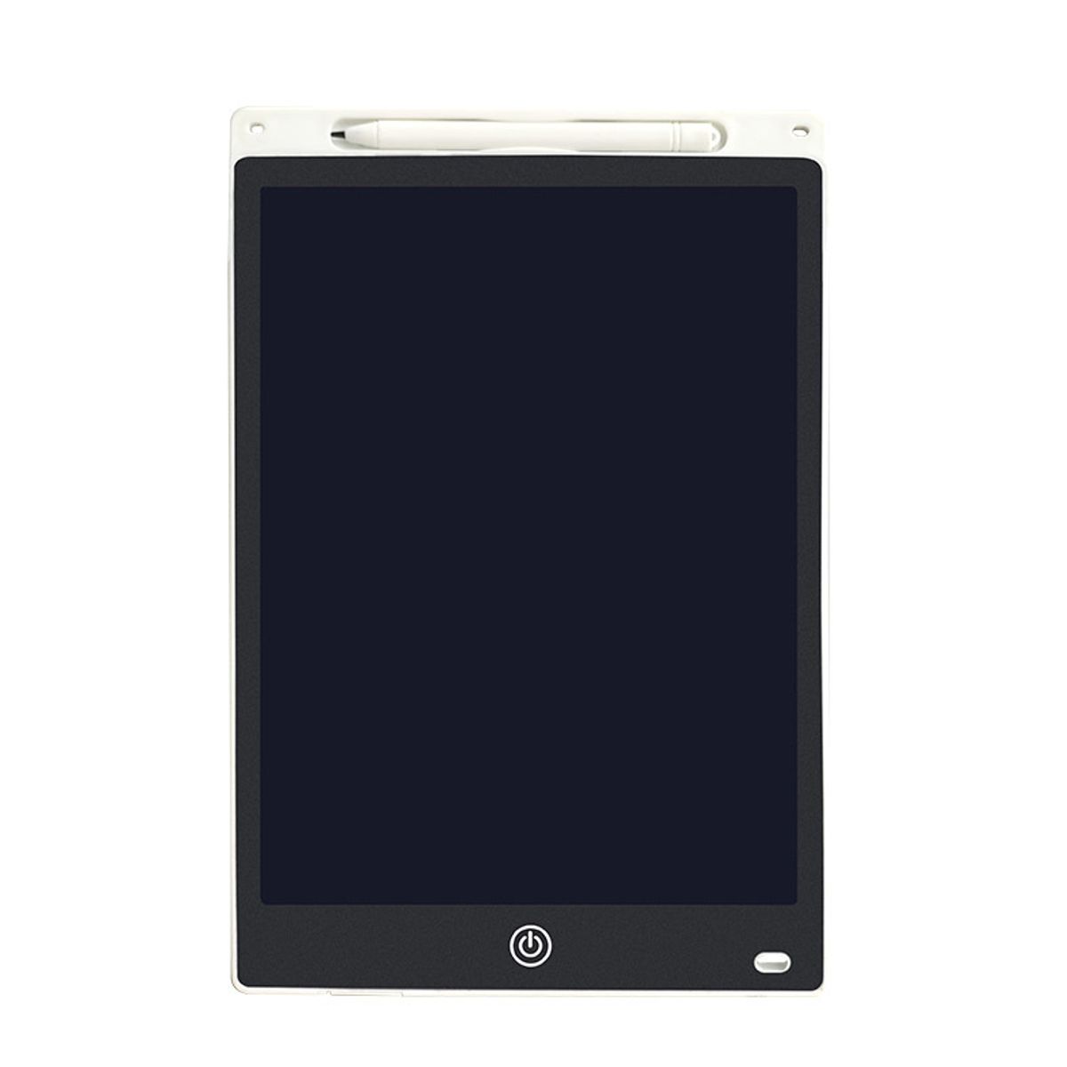 Kids Colorful Drawing Board with Stylus - White-8.5in