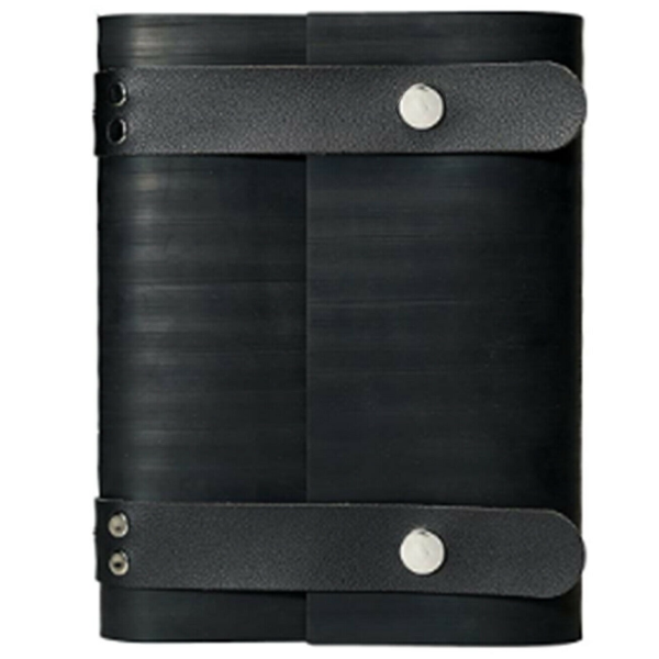 240-Page Journal with Recycled Tire Cover - Charcoal - 8x6