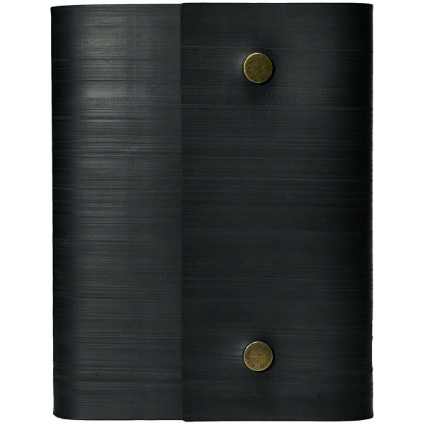 240-Page Journal with Recycled Tire Cover - Bronze - 8x6
