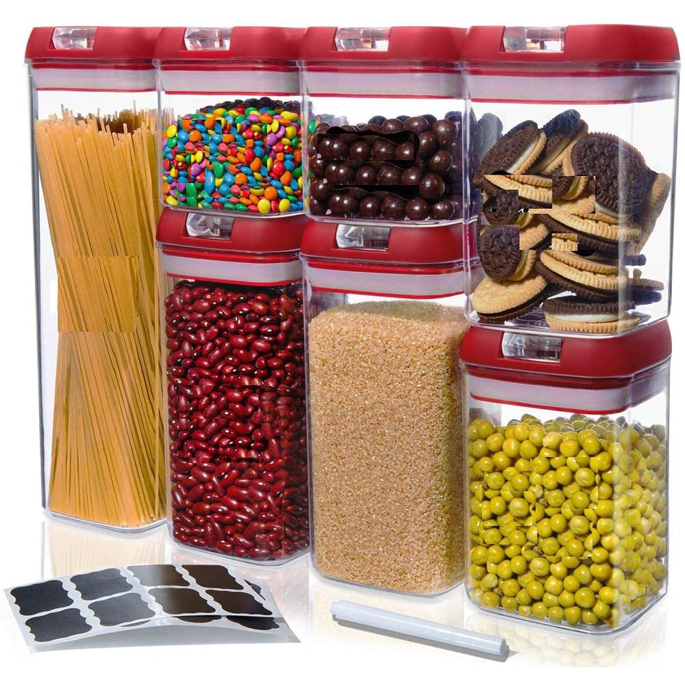 Photos - Food Container Cheer Collection 7-Piece Food Storage Container Set by Cheer Collection 