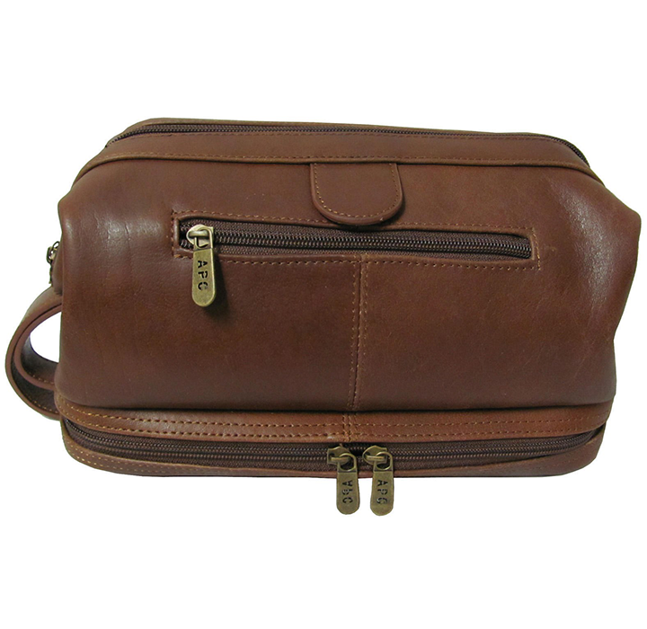 Amerileather® Toiletry Bag - Brown