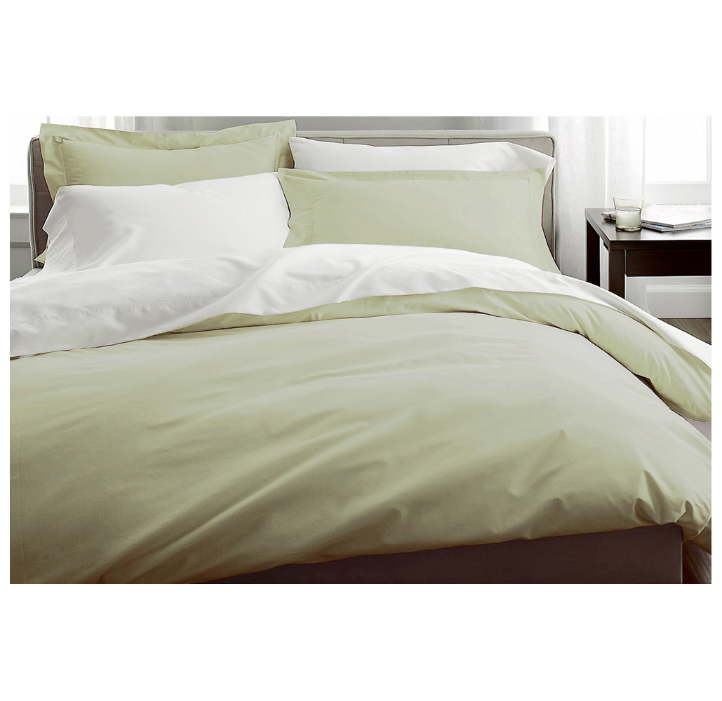 Luxury Solid 1,000-Thread Count 3-Piece Duvet Cover Set - King - Sage