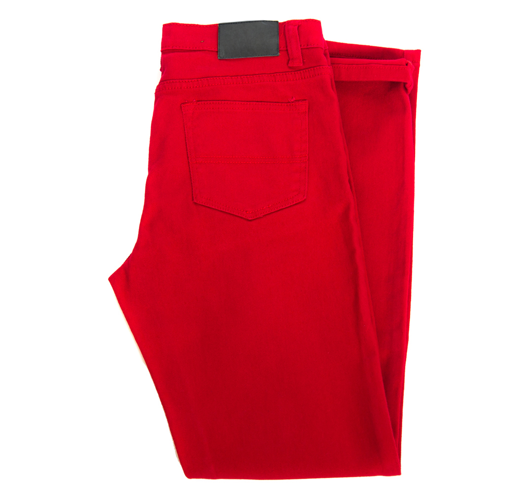 Alta Men's Slim Fit Skinny Denim Jeans - Red - Size 38