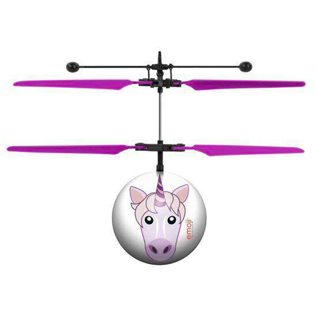 Emoji UFO Heli Ball with Gesture Control - Unicorn