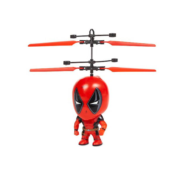 Photos - RC Helicopter MARVEL 3.5-Inch Flying Figure IR Helicopter - Deadpool 33246 