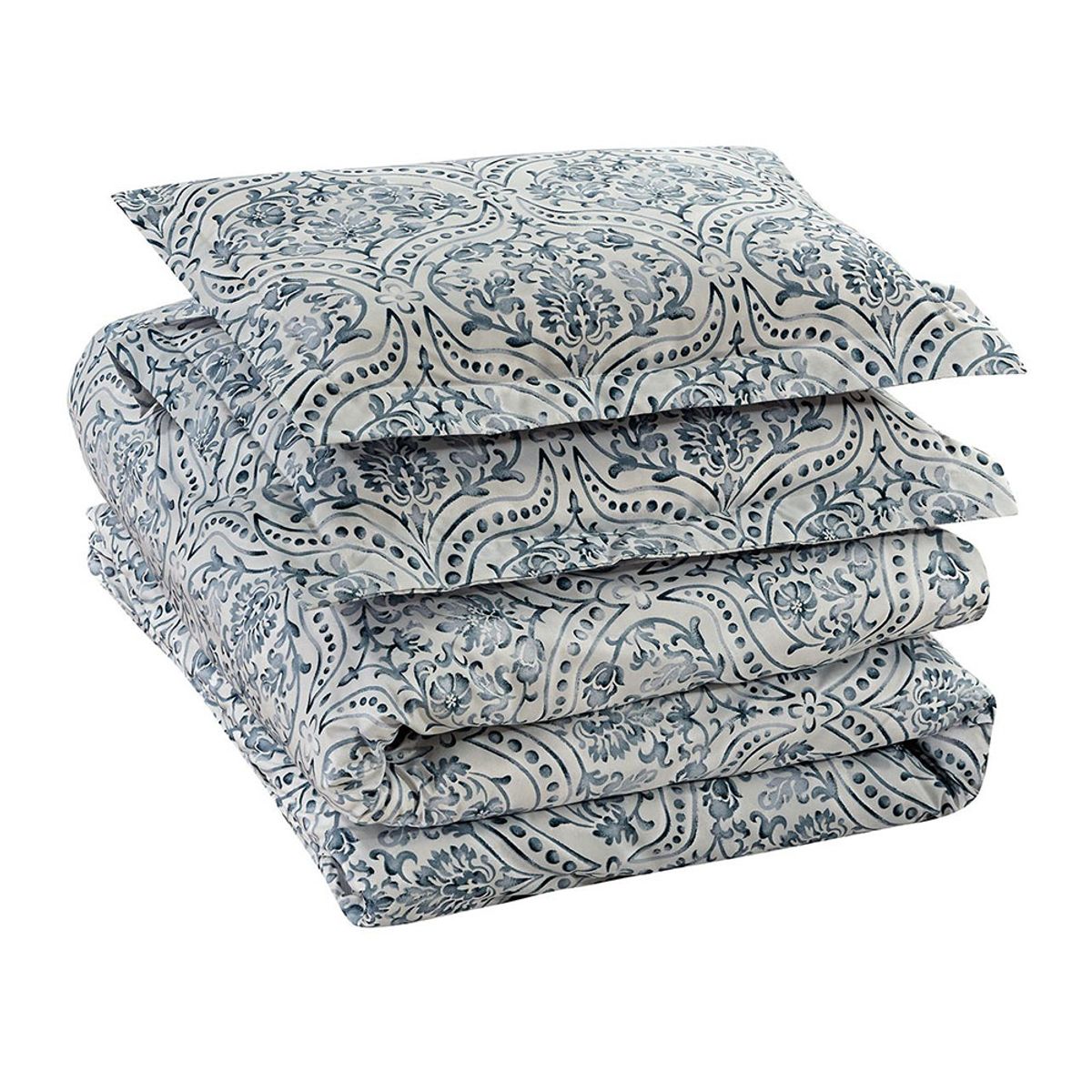 Bibb Home Egyptian Luxury 3-Piece Duvet Cover Set - King - Madison