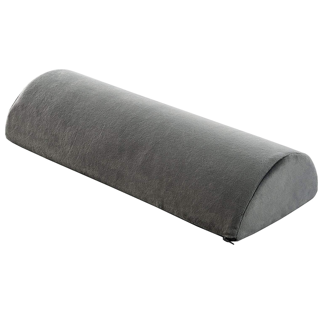 Cheer Collection® High-Density Memory Foam Foot Rest Cushion - Grey