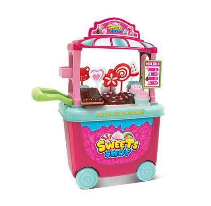 Kids' Food Cart Playset - Sweets Cart Playset