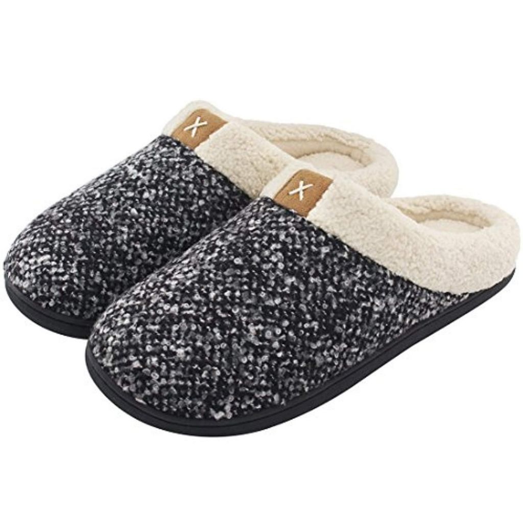 Sole Happy™ Toaster Trotters Fleece-Lined Unisex Slippers - Small - Oreo-image-SKU2178235