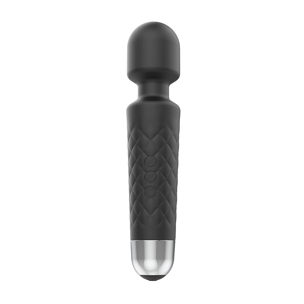 Magic Powerful Waterproof Wand Massager - Black