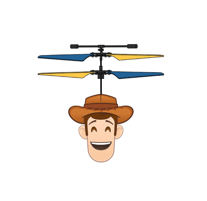 Disney® Frozen and Toy Story Licensed Motion Sensor Heli Ball - Pixar Toy Story Emoji Woody